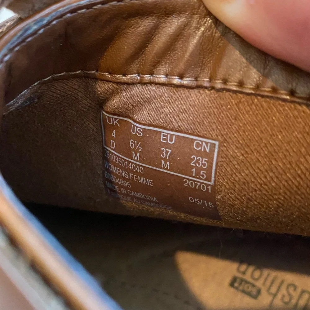 Brown Leather Clark’s Soft Cushion Booties - Picture 5 of 7